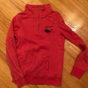 Half-zip sweatshirt